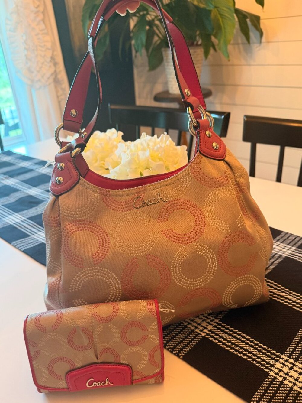 Vintage Coach Bag plus Matching Wallet